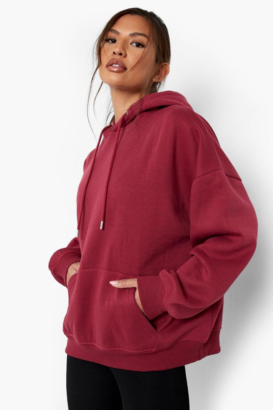 Berry Oversized Hoodie image number 1