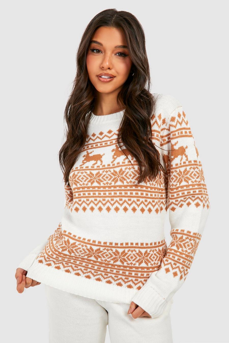 Weihnachts Co-Ord, Cream image number 1