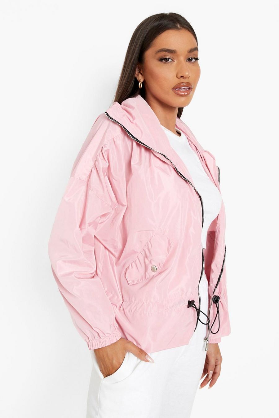 Pink Synch Waist Windbreaker image number 1