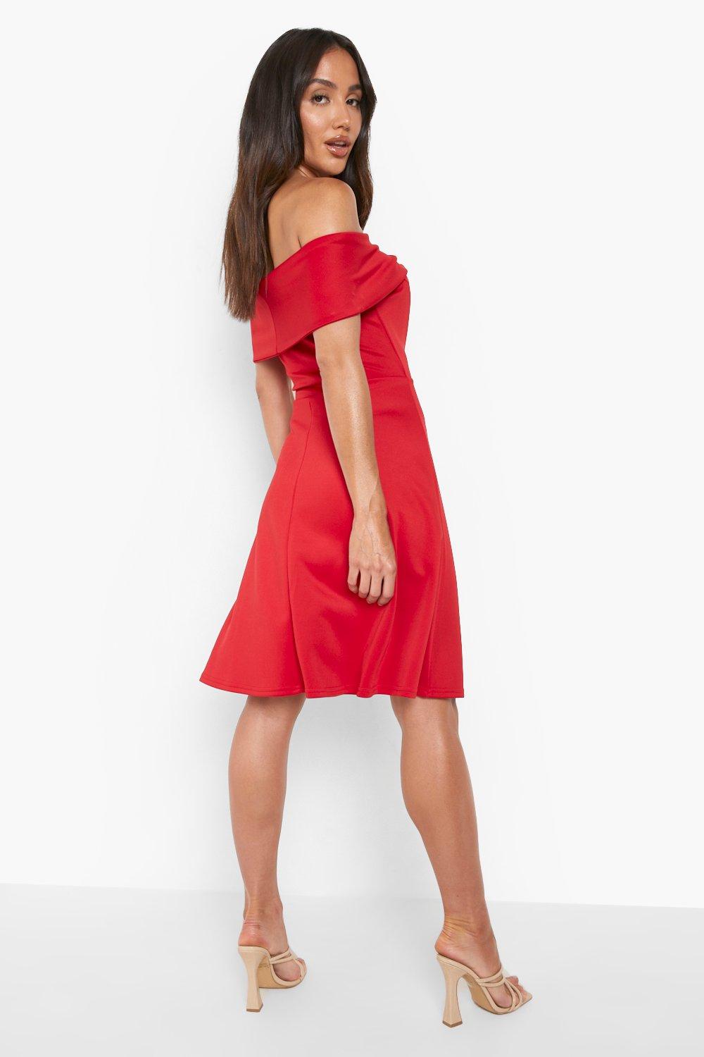 Miss selfridge shop bardot skater dress