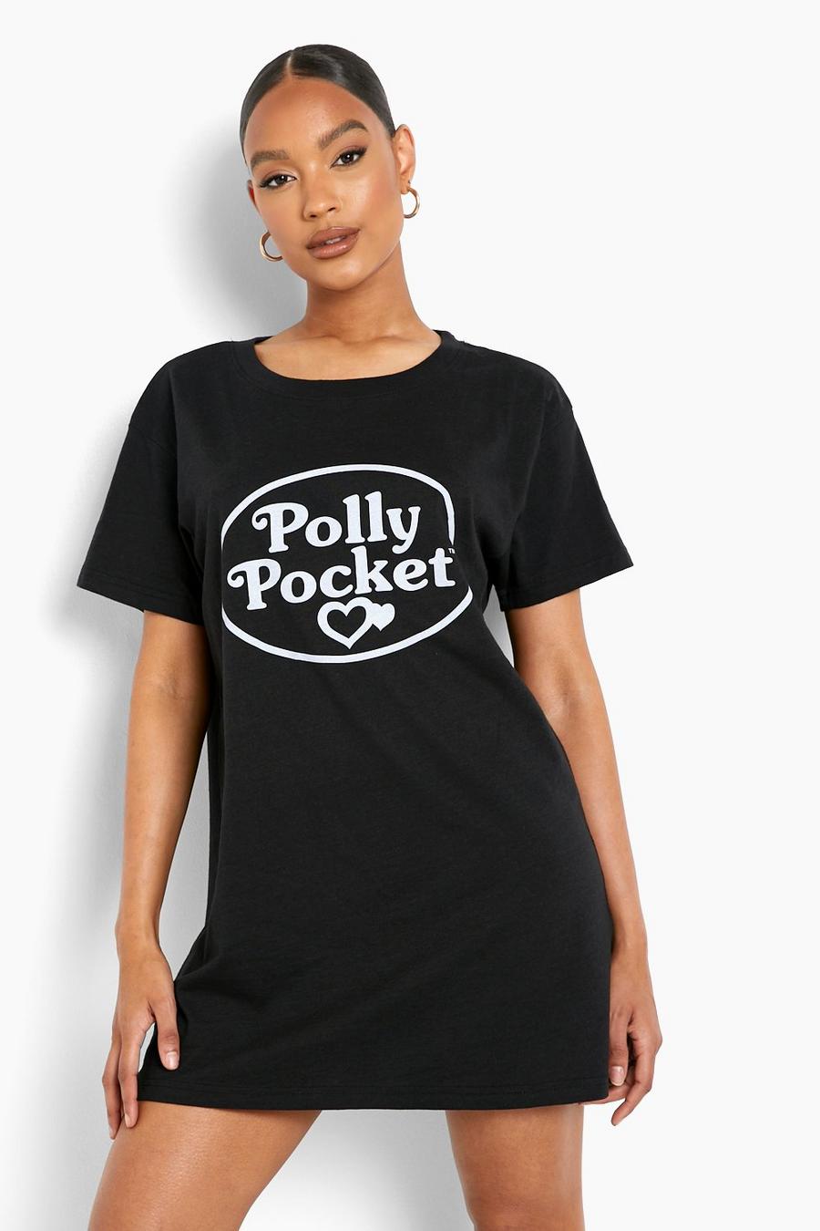 Vestito T-shirt ufficiale con logo Polly Pocket, Black image number 1