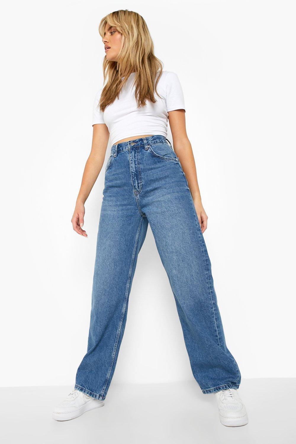 Indigo Blue Wide Leg Jeans