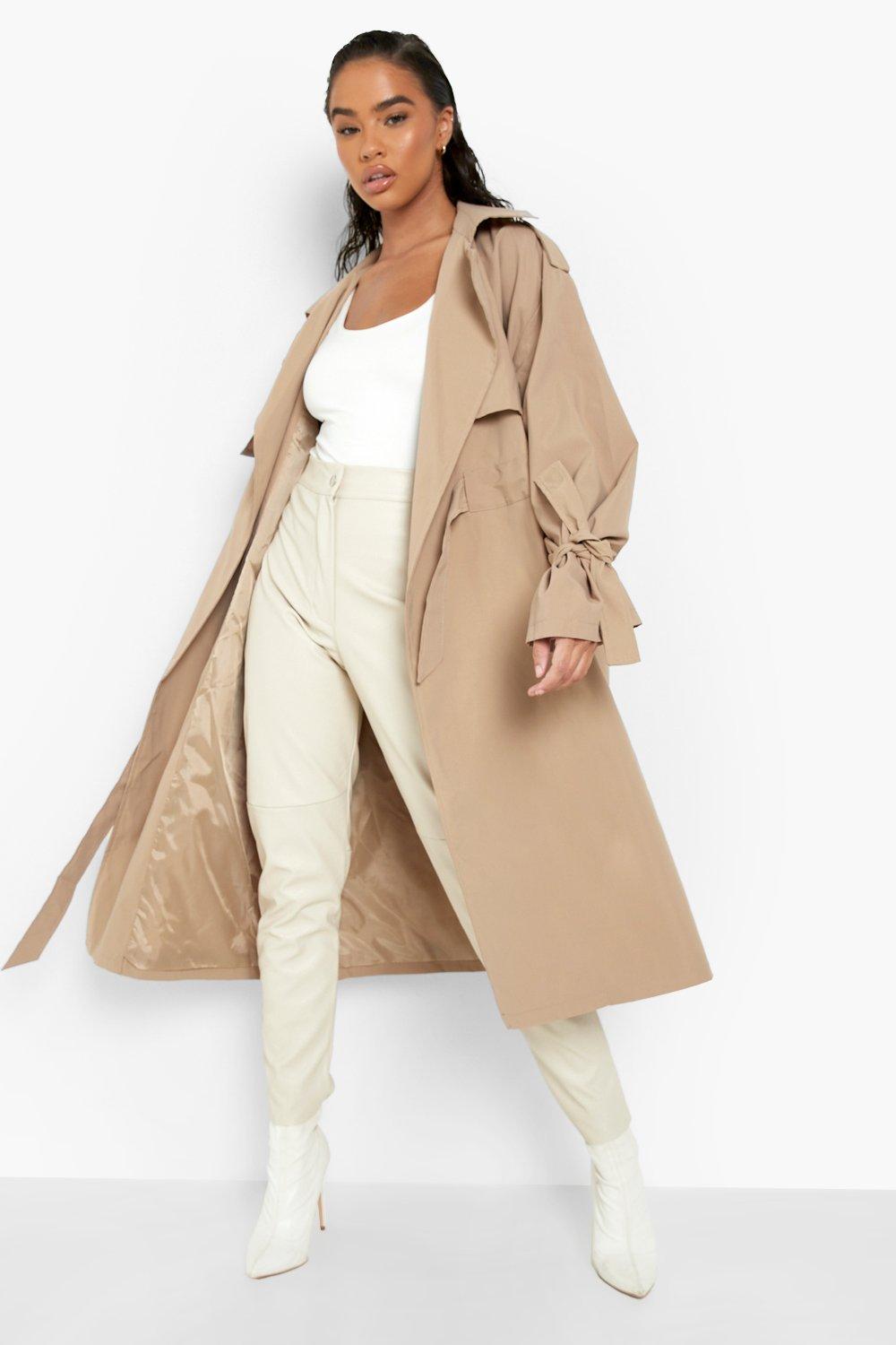 Longline cheap trench coat