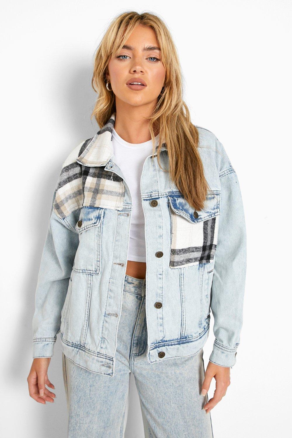 light wash oversized jean jacket