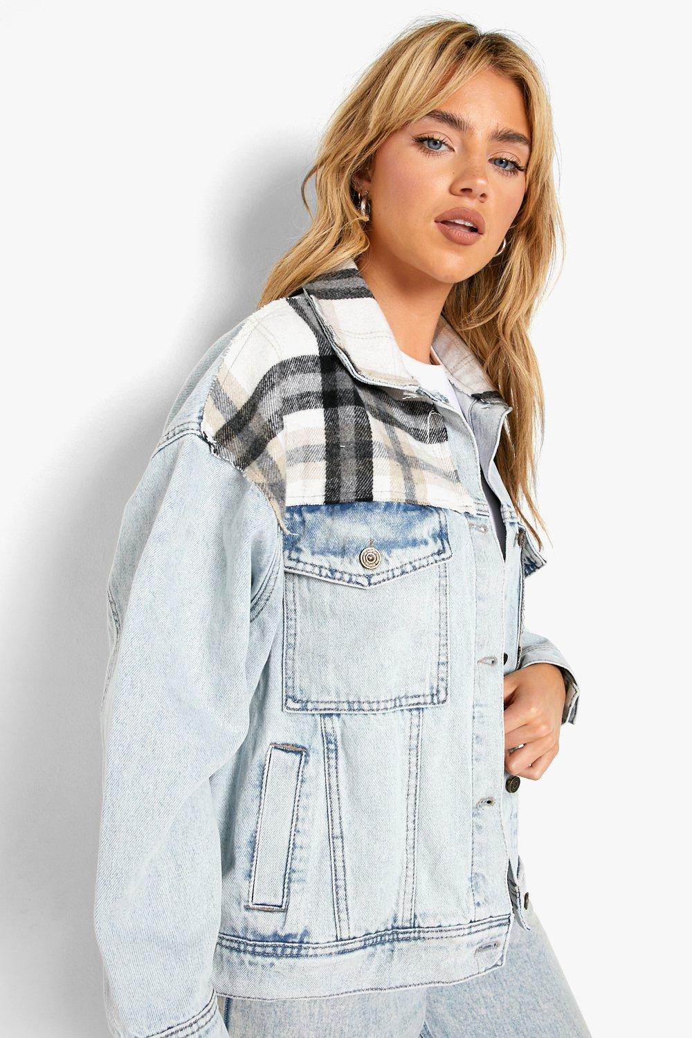 light wash denim jacket women