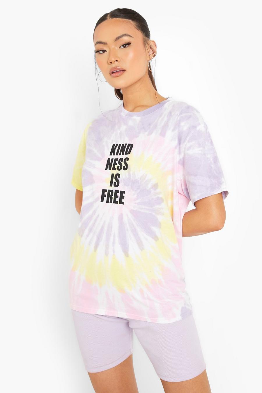 Grey Tie Dye Graphic T-Shirt image number 1