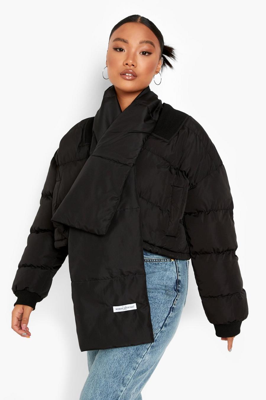 Woman Official Puffer Scarf | Boohoo UK