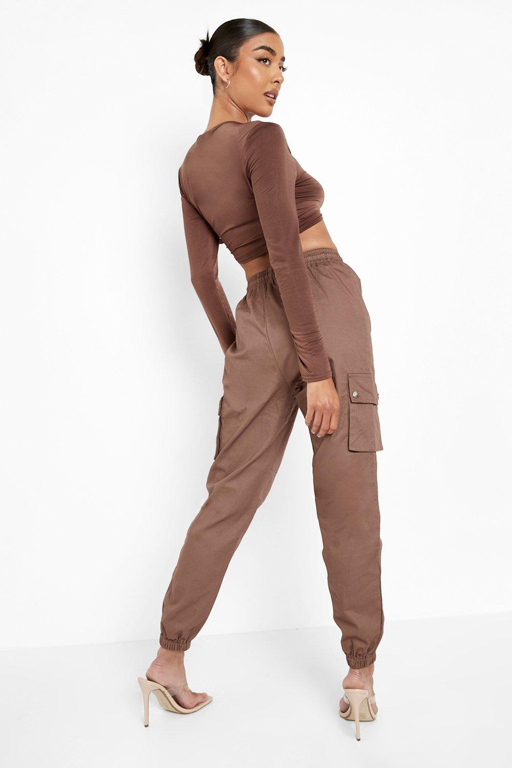 Boohoo best sale cargo trousers