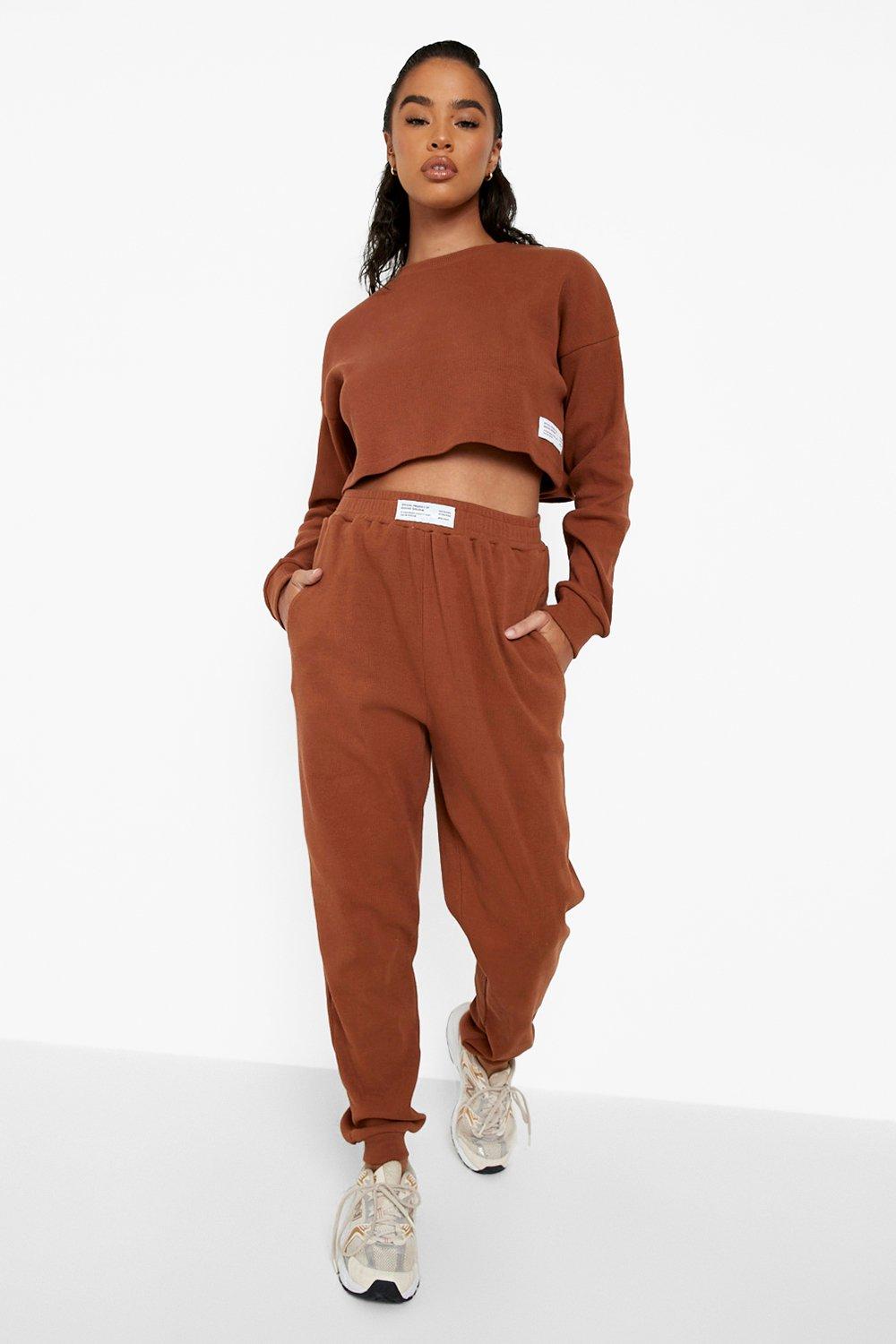 Thick Rib Crew Neck Sweater boohoo IL