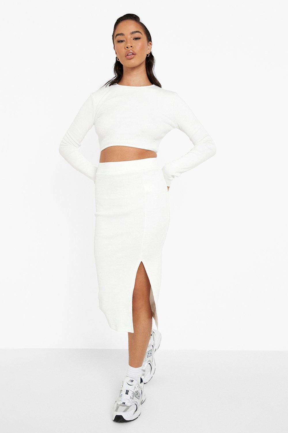 White skirt 2024 co ord