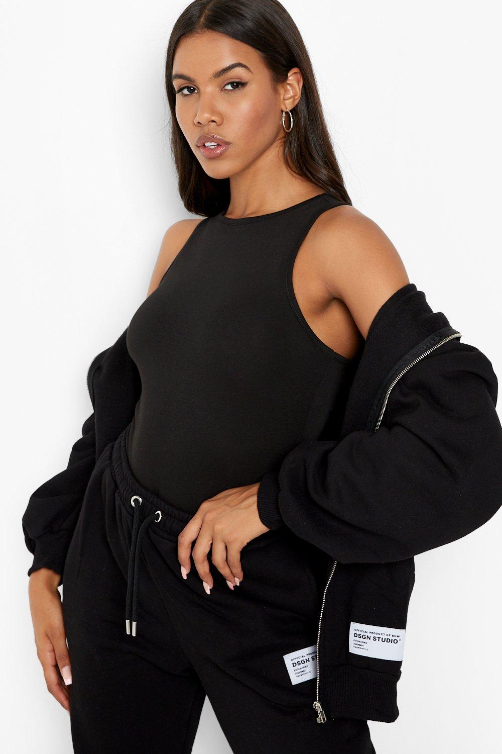 Dsgn Studio 3 Piece Racer Bodysuit Zip Through Tracksuit