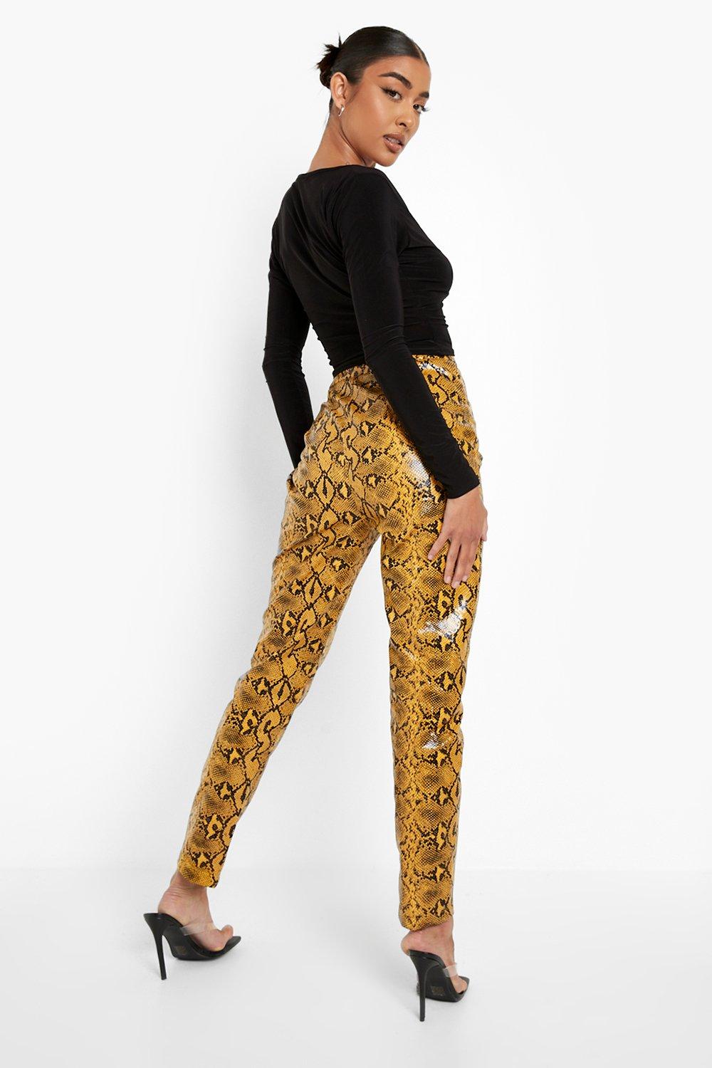 Pantalon discount effet serpent