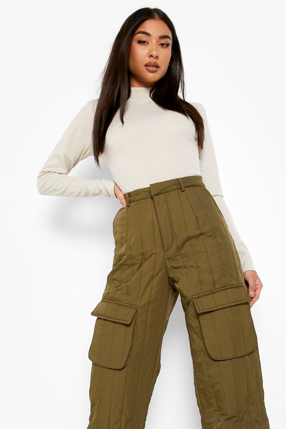 Womens H Quilted Cargo Pant - Cream – Honor The Gift