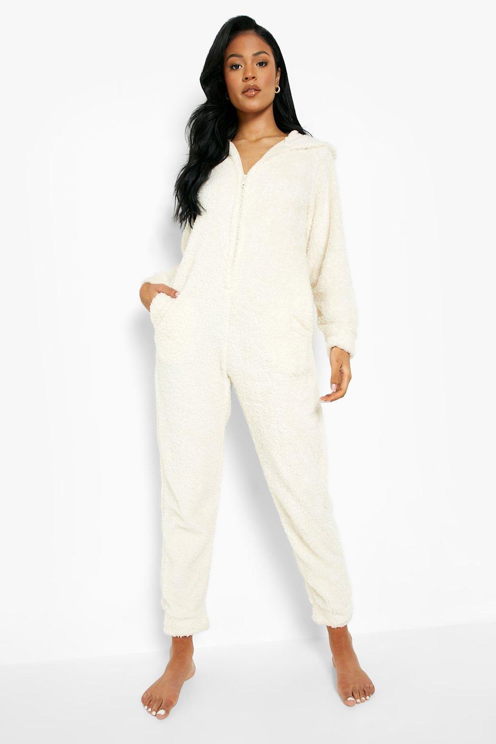 White fluffy onesie new arrivals