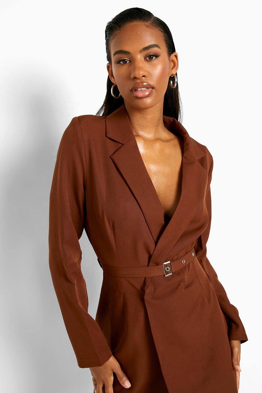 Long sleeve cheap blazer dress