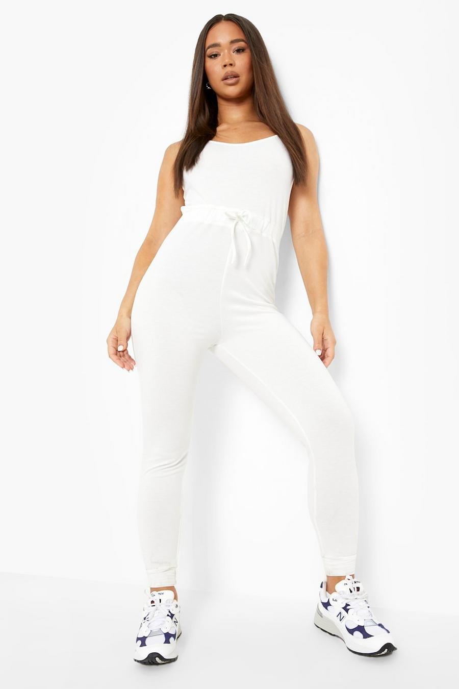 Ecru white 2 In 1 Camisole & Jogger Jumpsuit image number 1