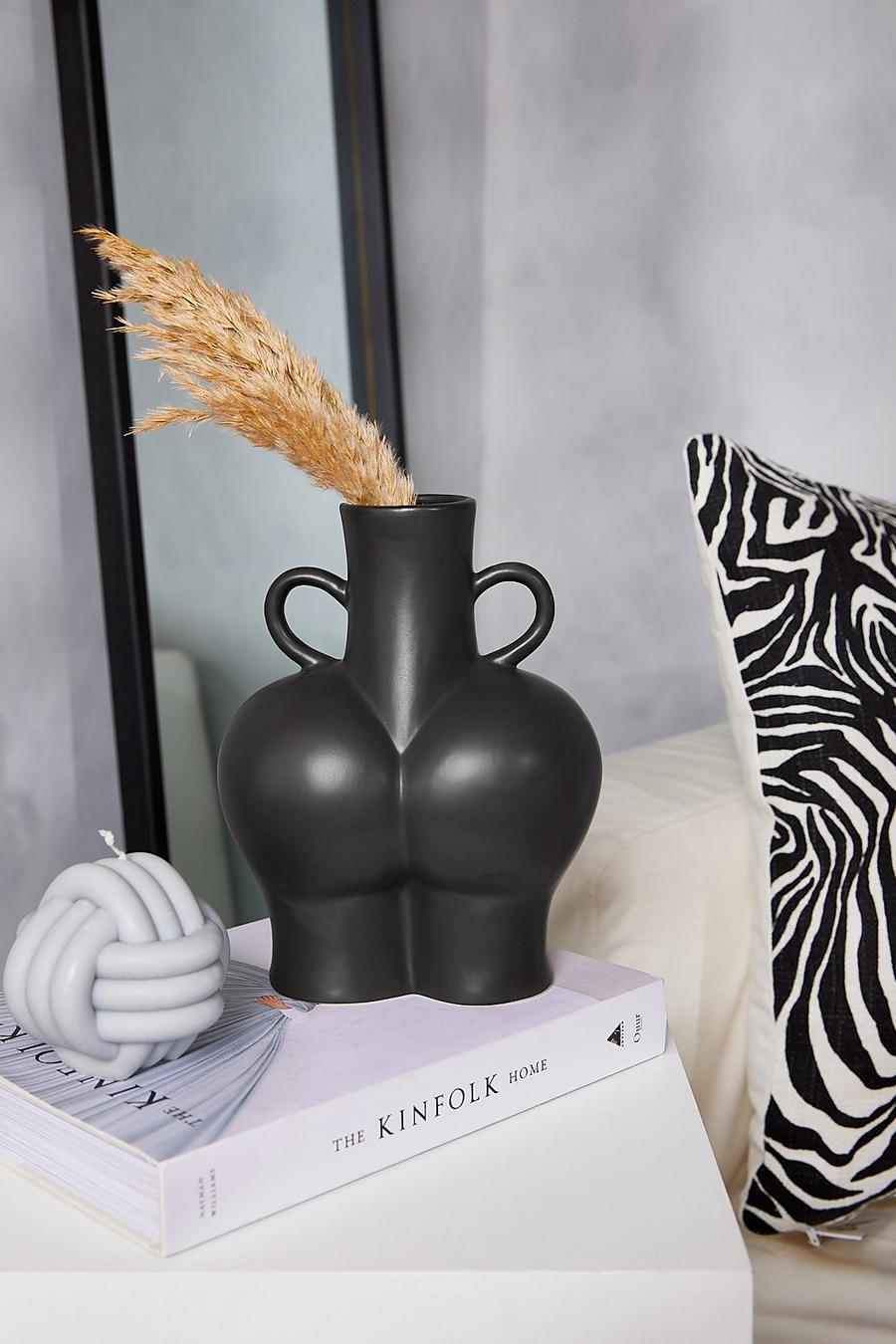 Black schwarz Large Booty Vase