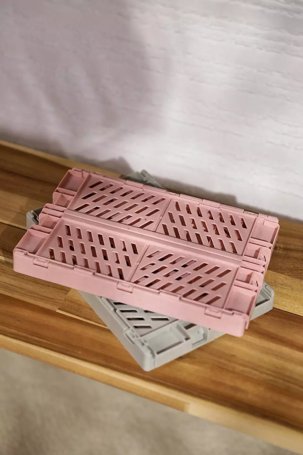 Grey Stackable Plastic Boxes alternative image