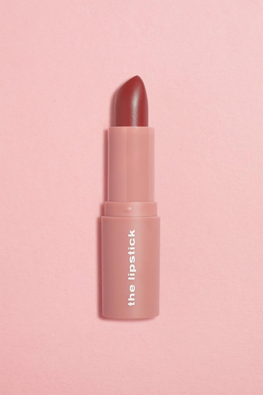 boohoo BEAUTY The Lipstick - Warm Brown image number 1