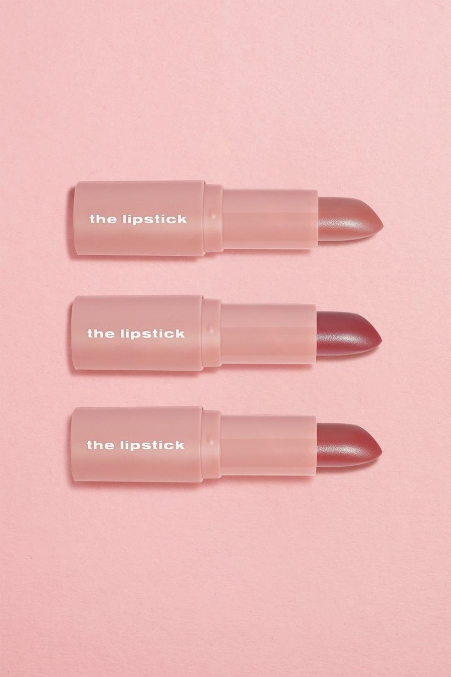 boohoo BEAUTY The Lipstick Edit - Pink image number 1
