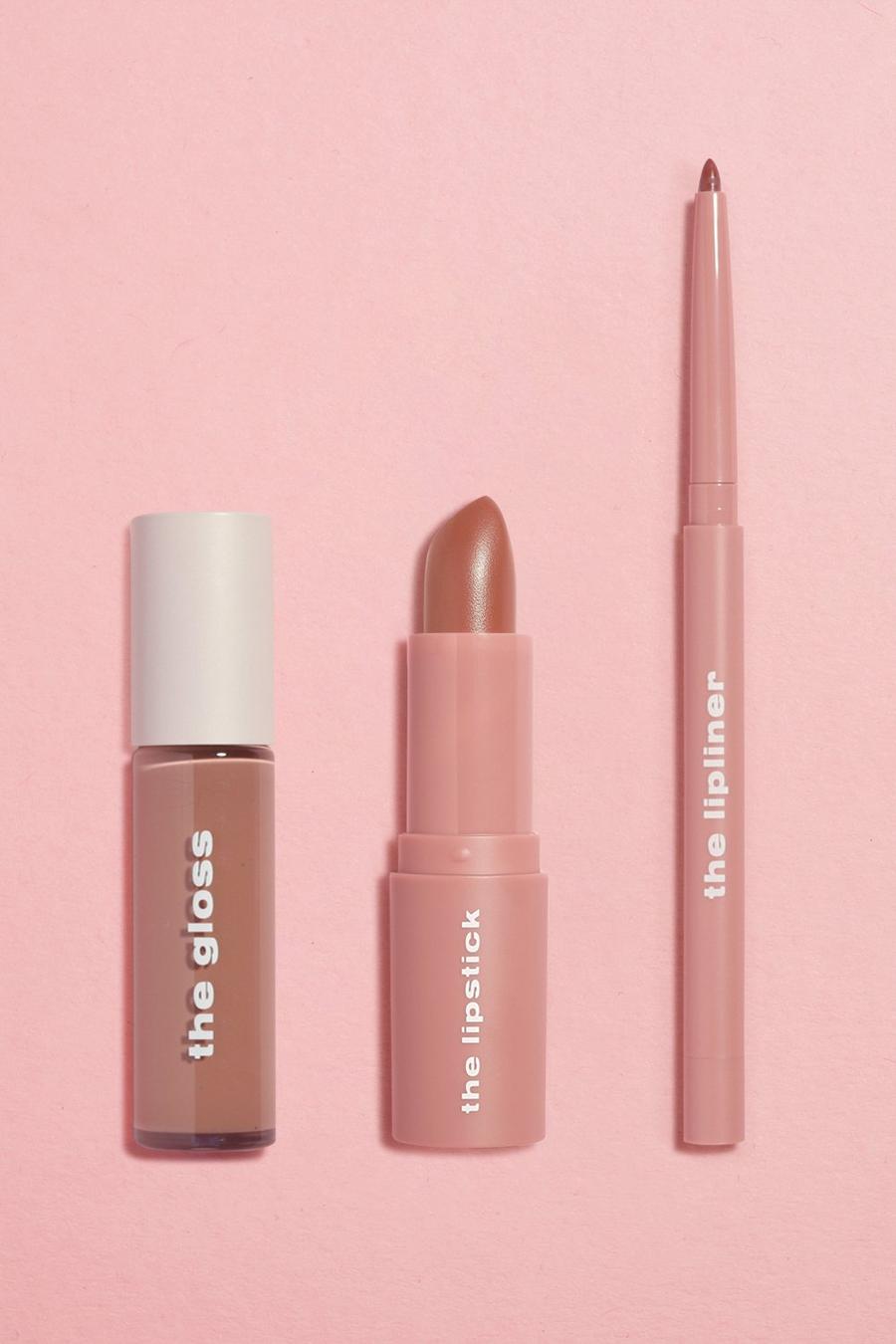 boohoo BEAUTY The Complete Lip - Pale Nude image number 1