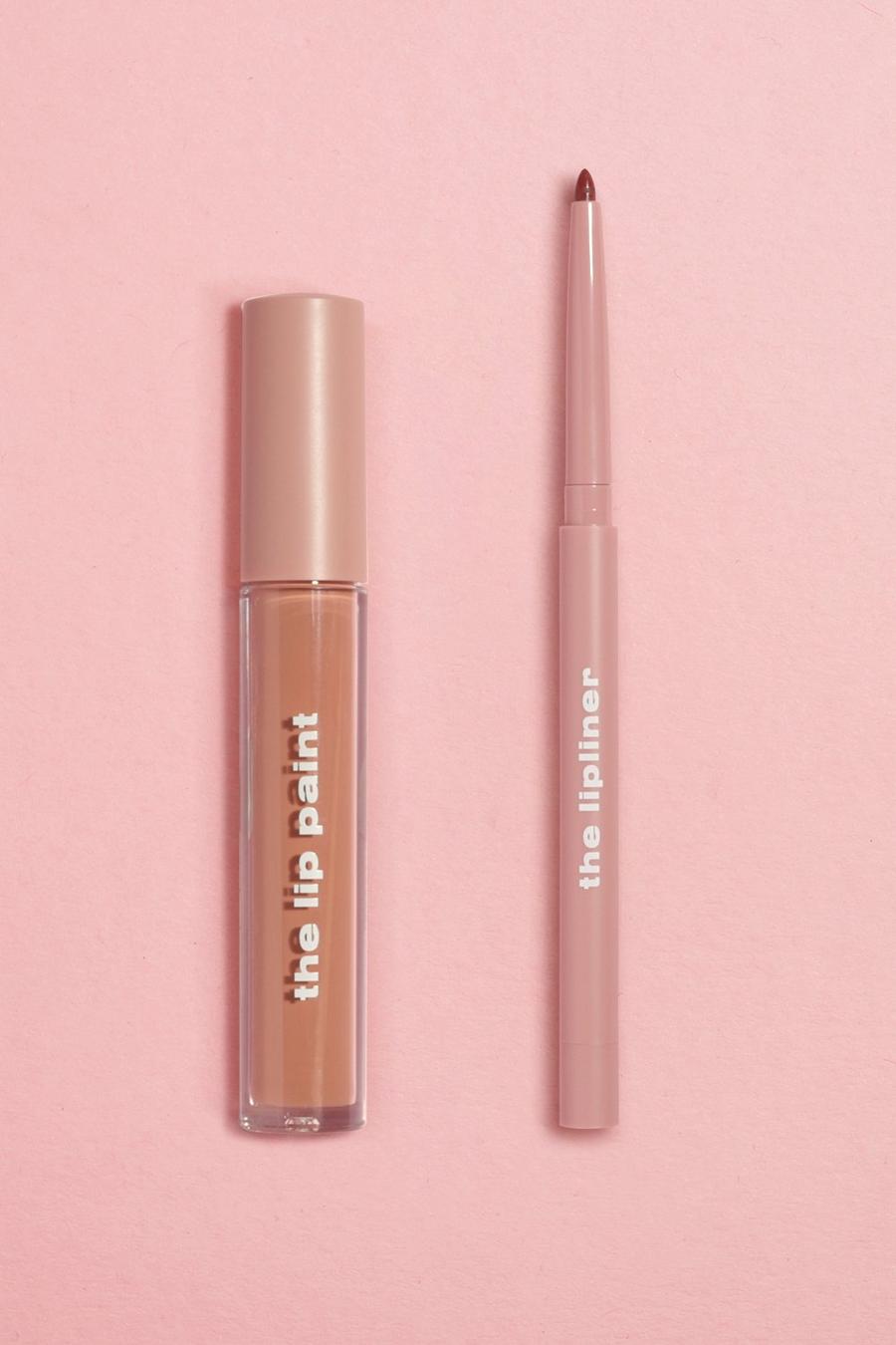 Liquid Lipstick and Lip Liner Set - Nude image number 1