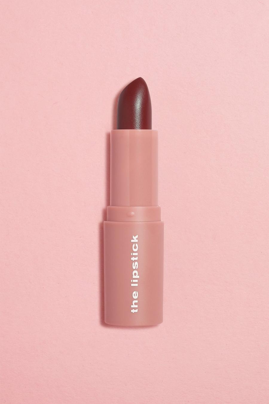 boohoo BEAUTY The Lipstick - Dark Red image number 1
