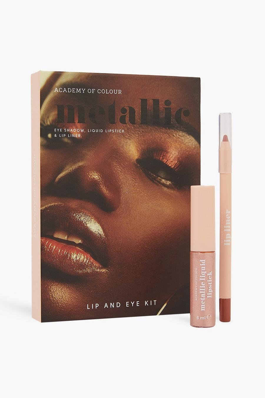 Academy Of Colour Nude Lip Eye Makeup Set image number 1