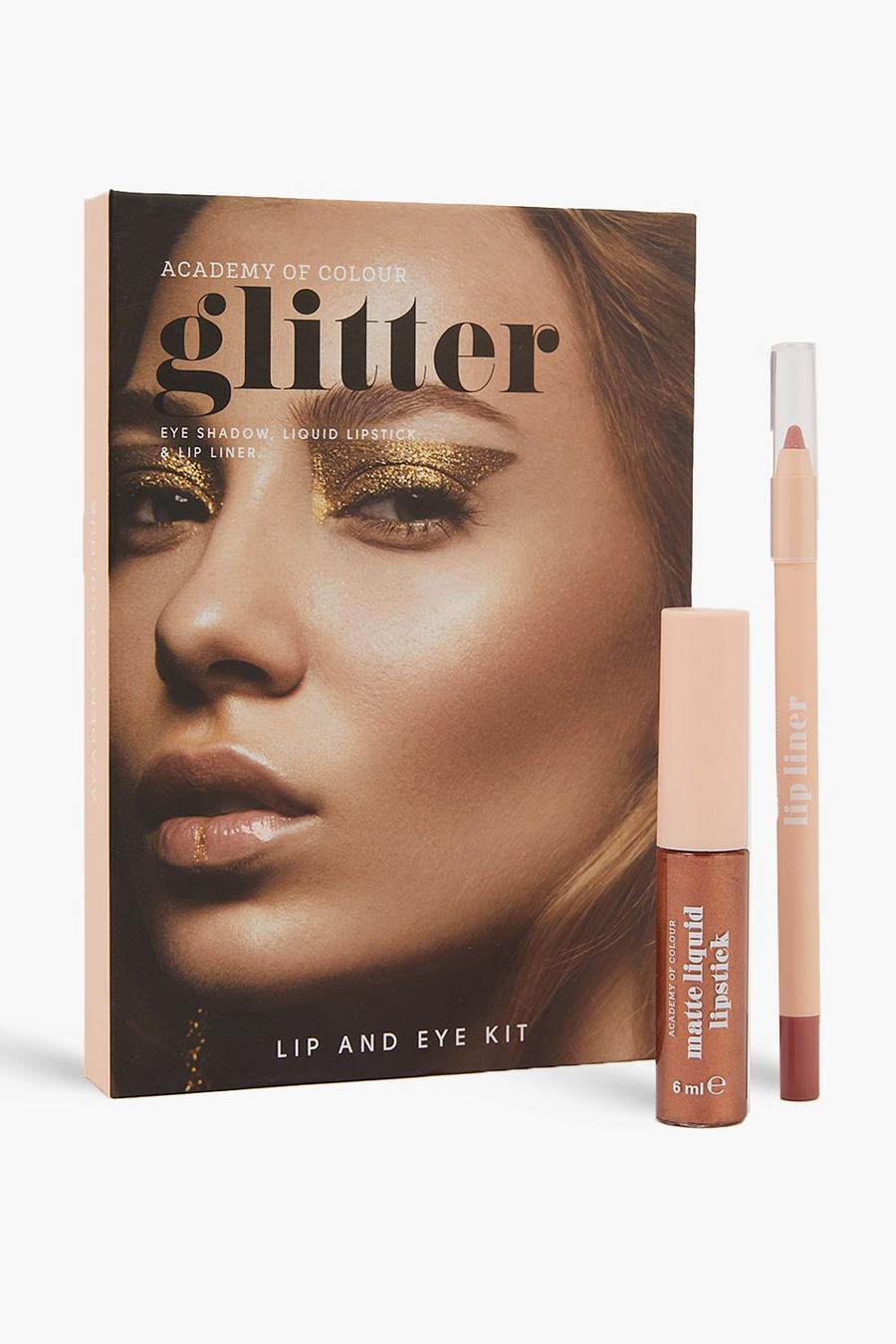 Academy Of Colour Glitzer Lippen- und Augenmakeup, Nude image number 1