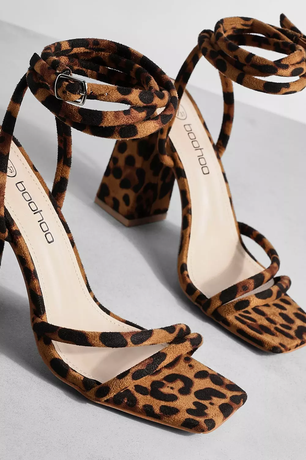 Leopard print outlet heels wide fit