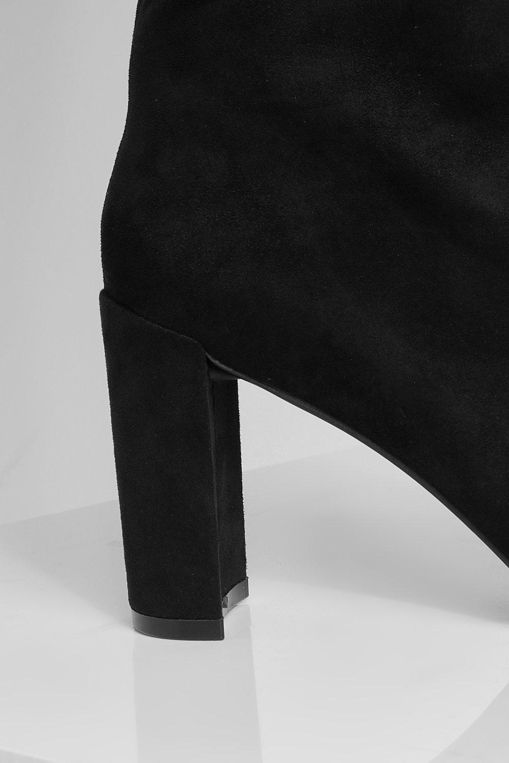 Wide fit thigh high boots new arrivals