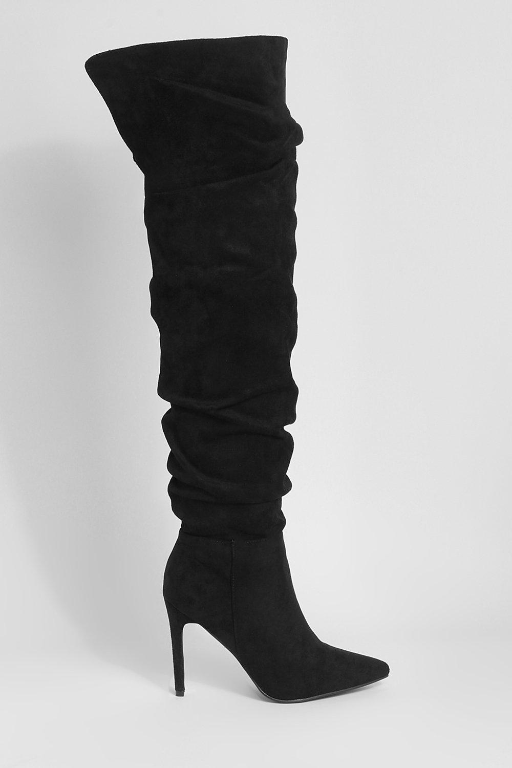 Wide fit store thigh boots uk