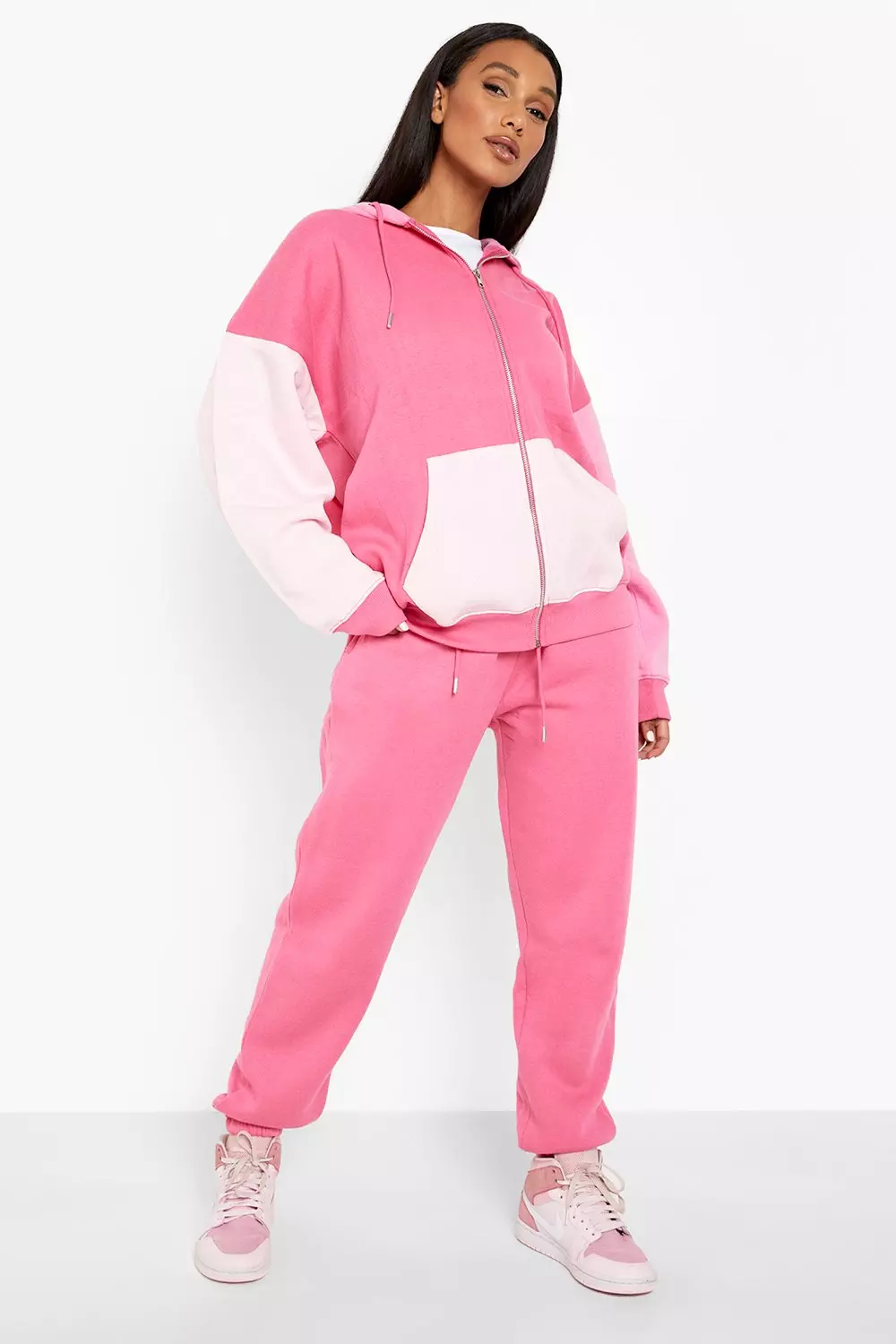 Pink 2024 colour tracksuit