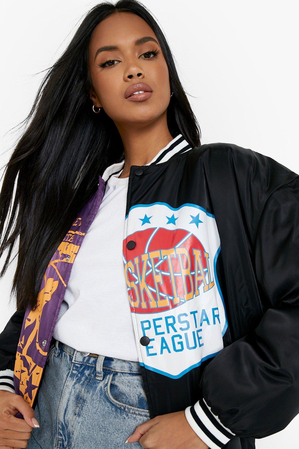 Superstar varsity jacket on sale dark blue red trainer