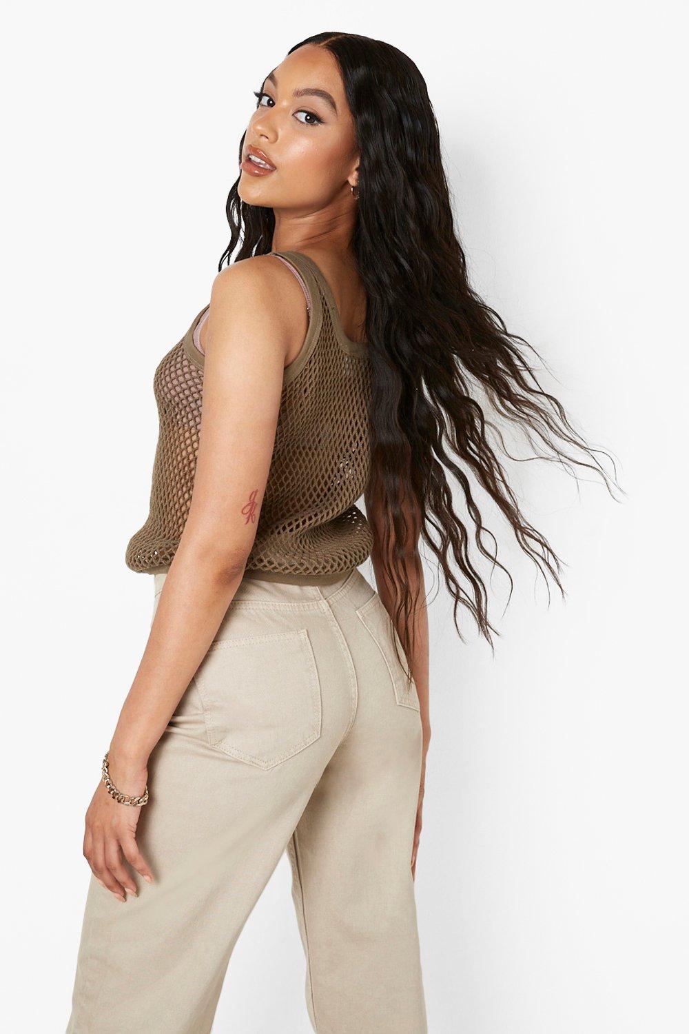 Boohoo fishnet top online