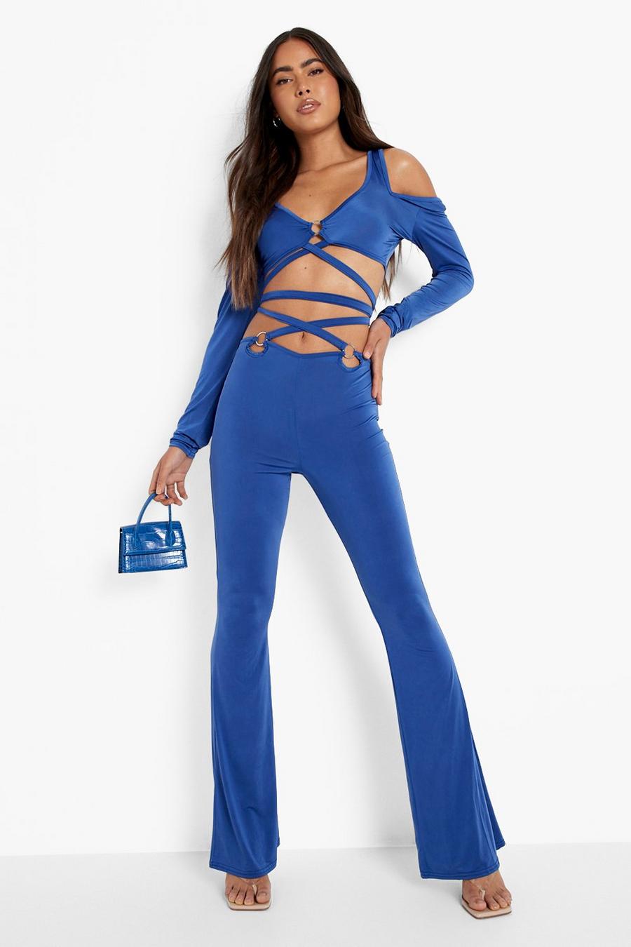 Cobalt Tessa Brooks Cut Out Strappy Ring Detail Co-Ord image number 1