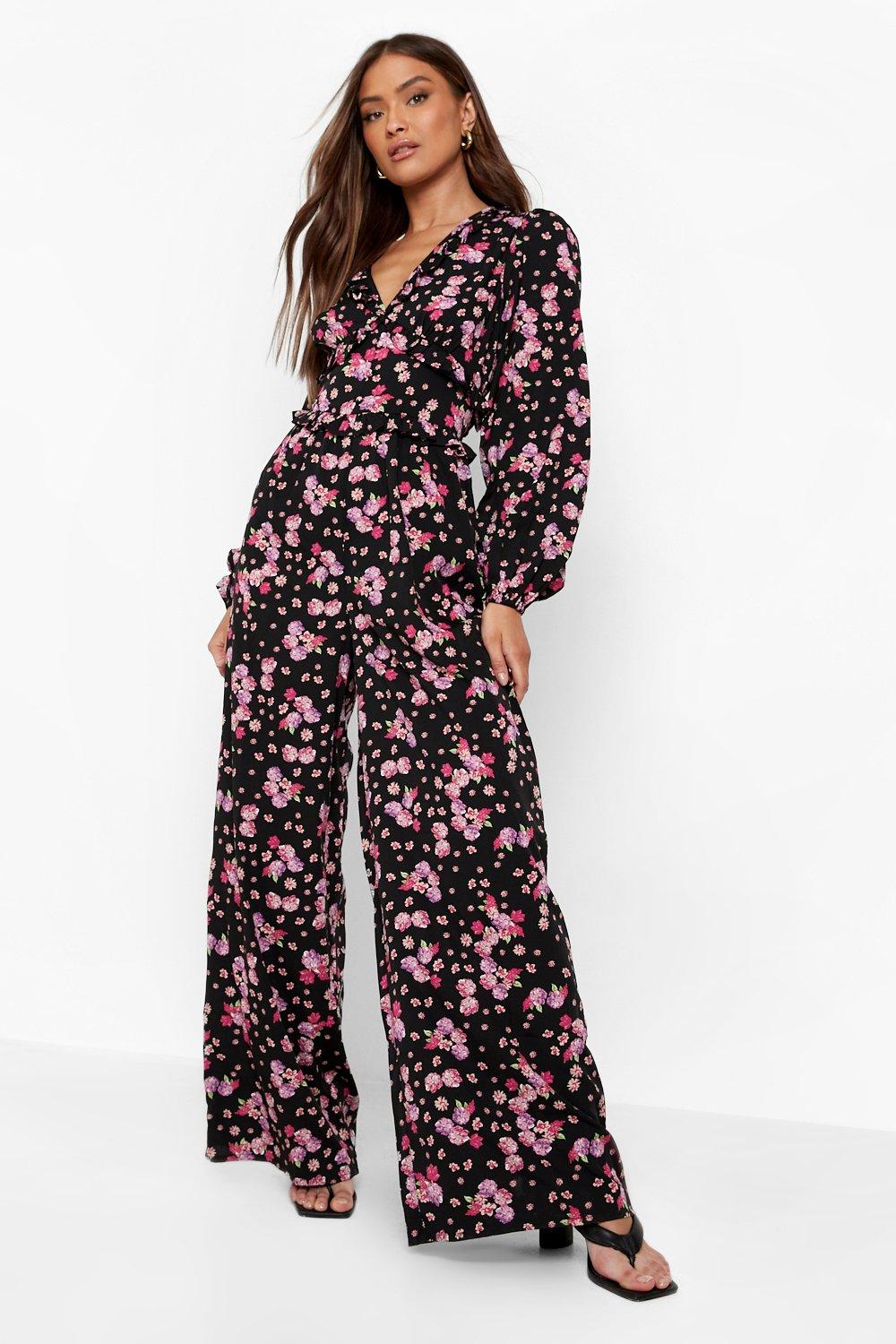 Ruffle trim jumpsuit online