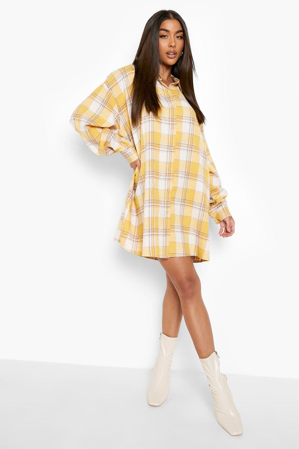 Plaid shirt hotsell dress forever 21