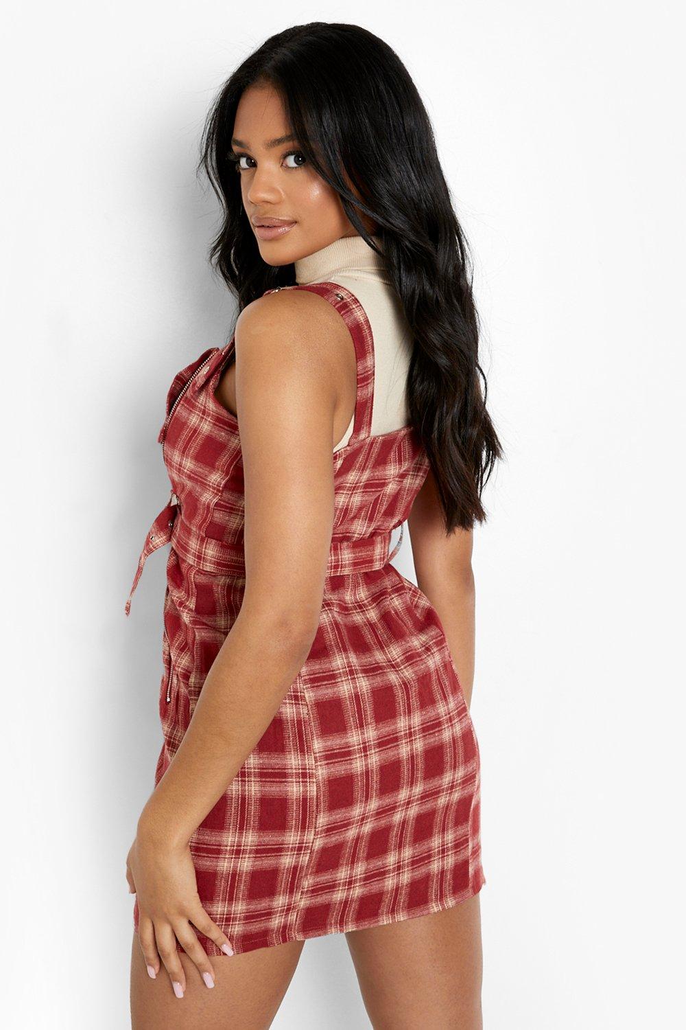 Bodycon dress with clearance flannel