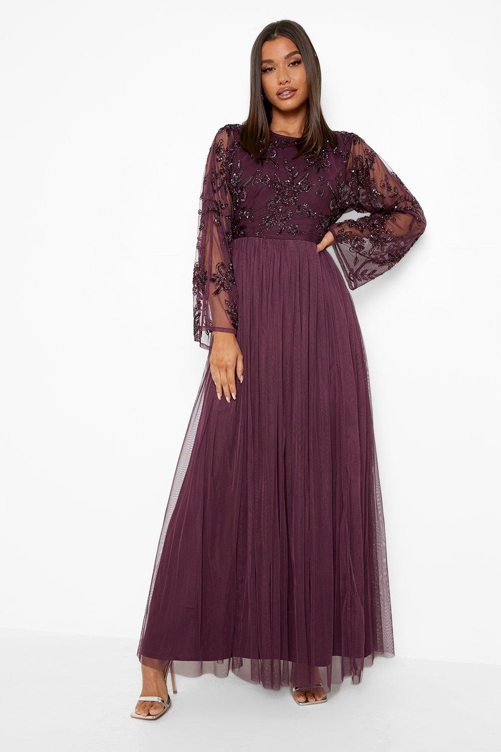 debenhams maxi dresses with sleeves