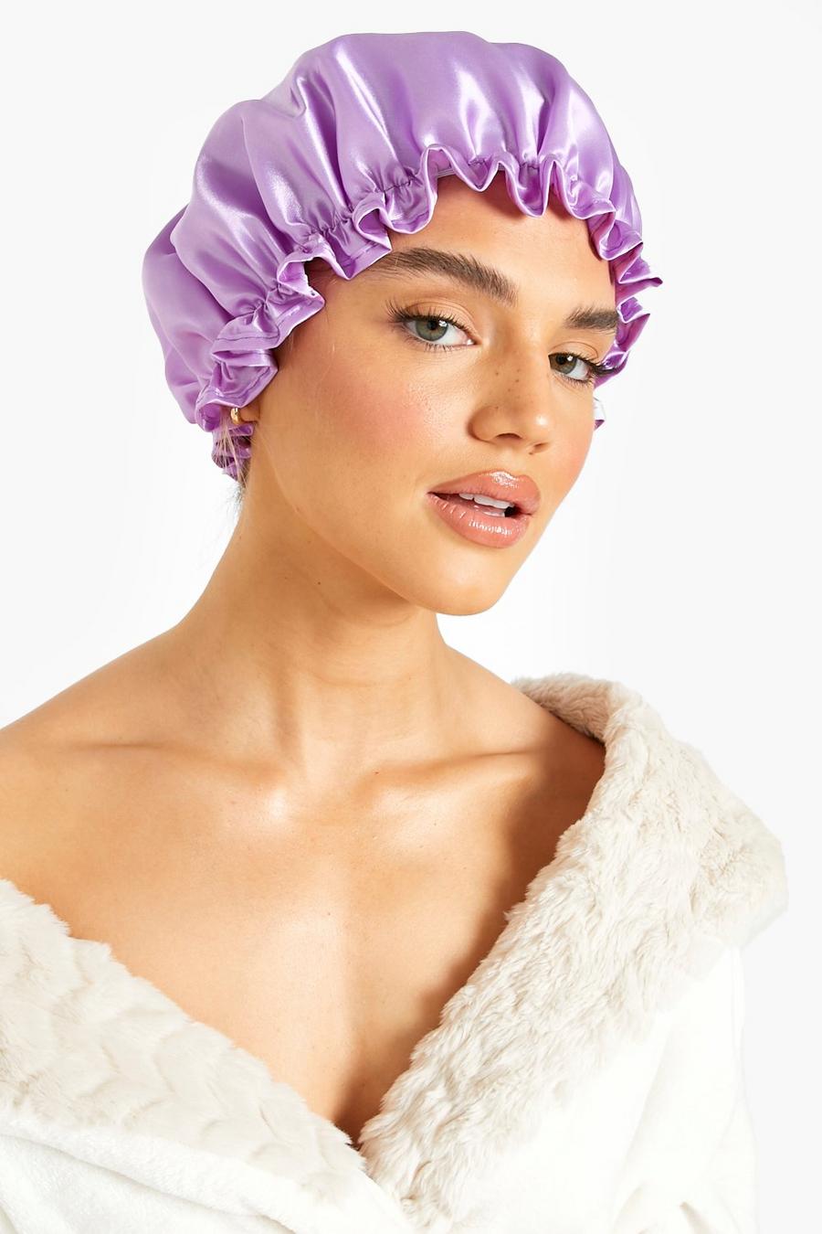 Lilac morado Shower Cap