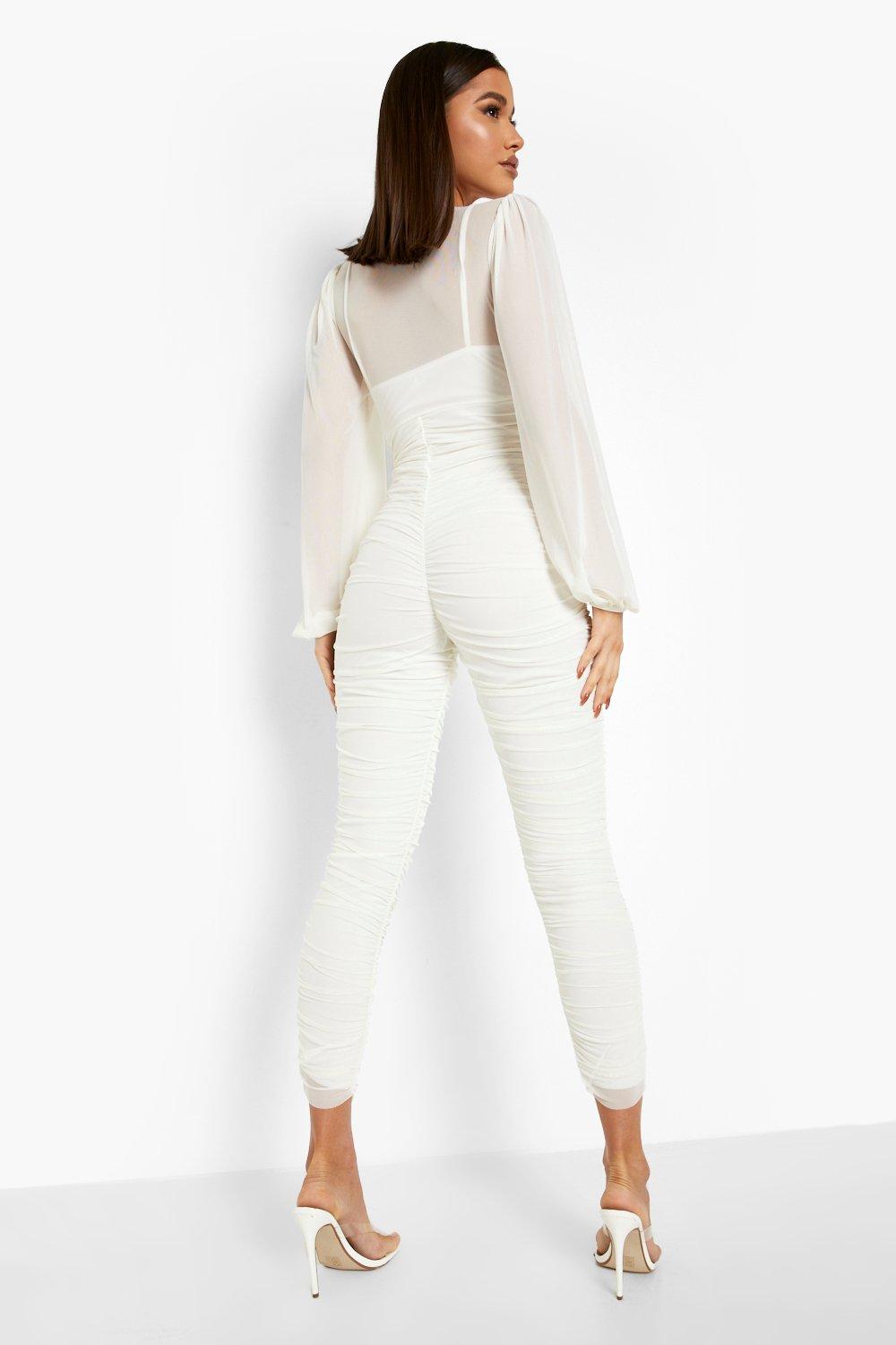 I Saw It First Sequin Halterneck Mesh Jumpsuit, 51% OFF