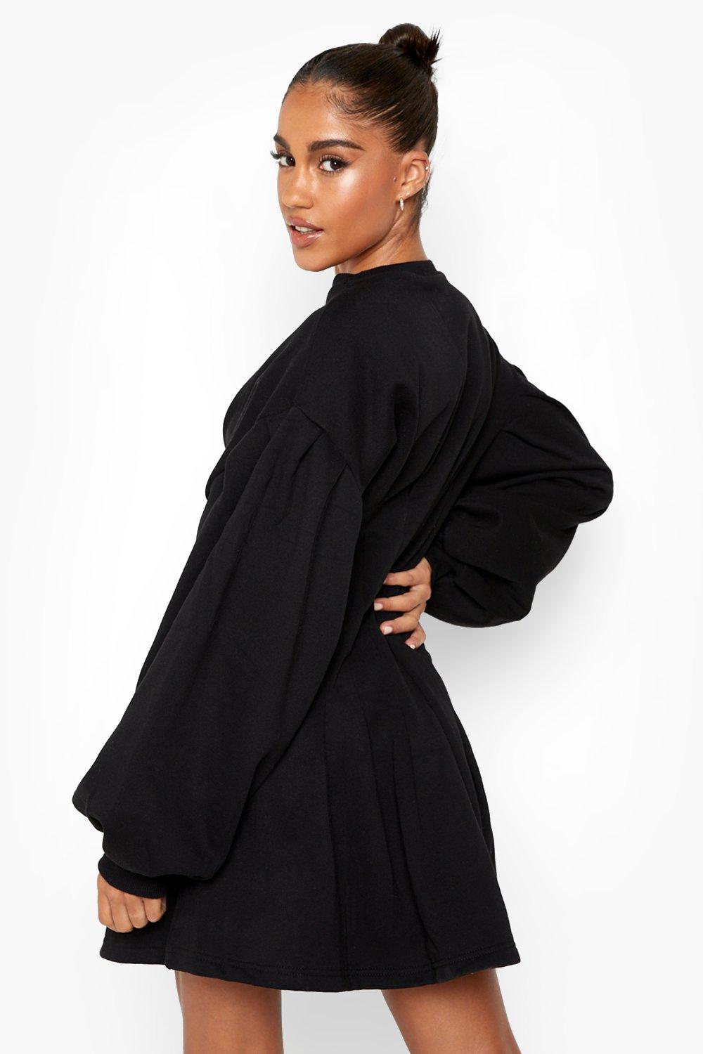 Boohoo sweatshirt outlet dress