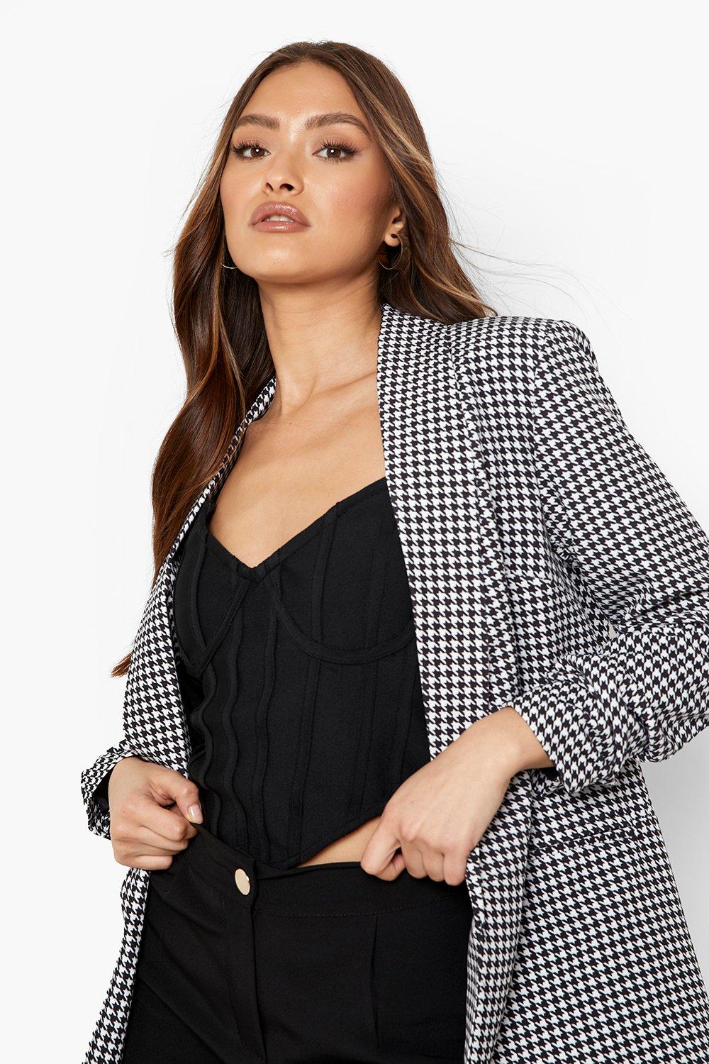 Dogtooth womens outlet blazer