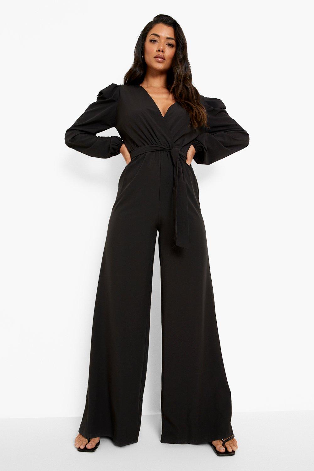 Suit for the Moon Black Long Sleeve Jumpsuit