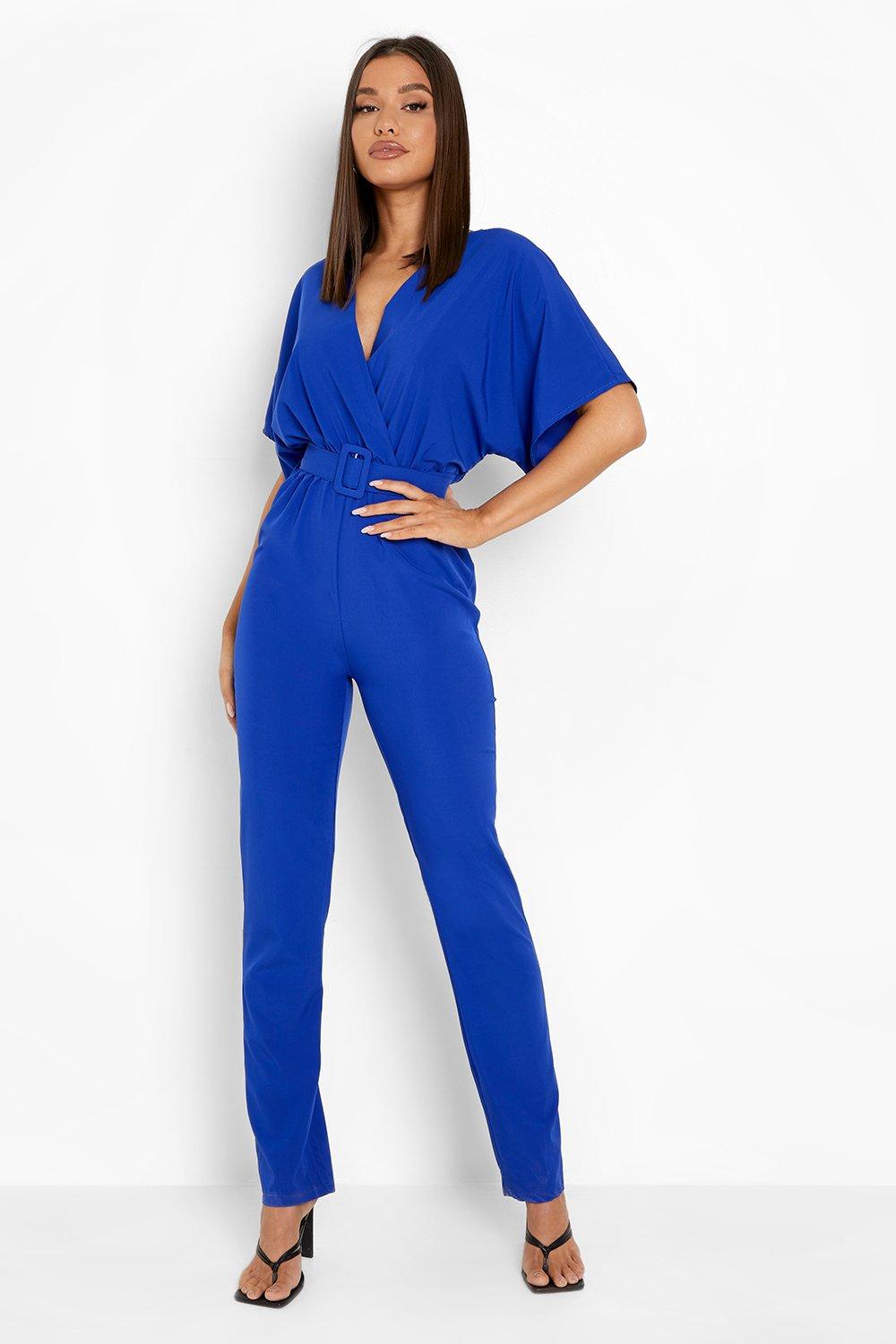 Jumpsuit blå store