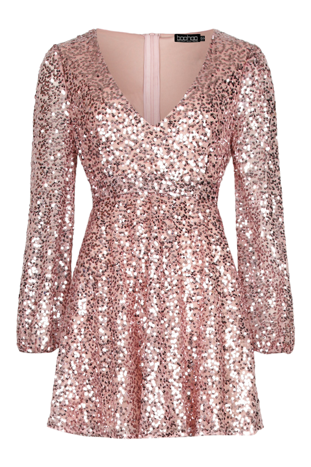 Boohoo on sale glitter dress