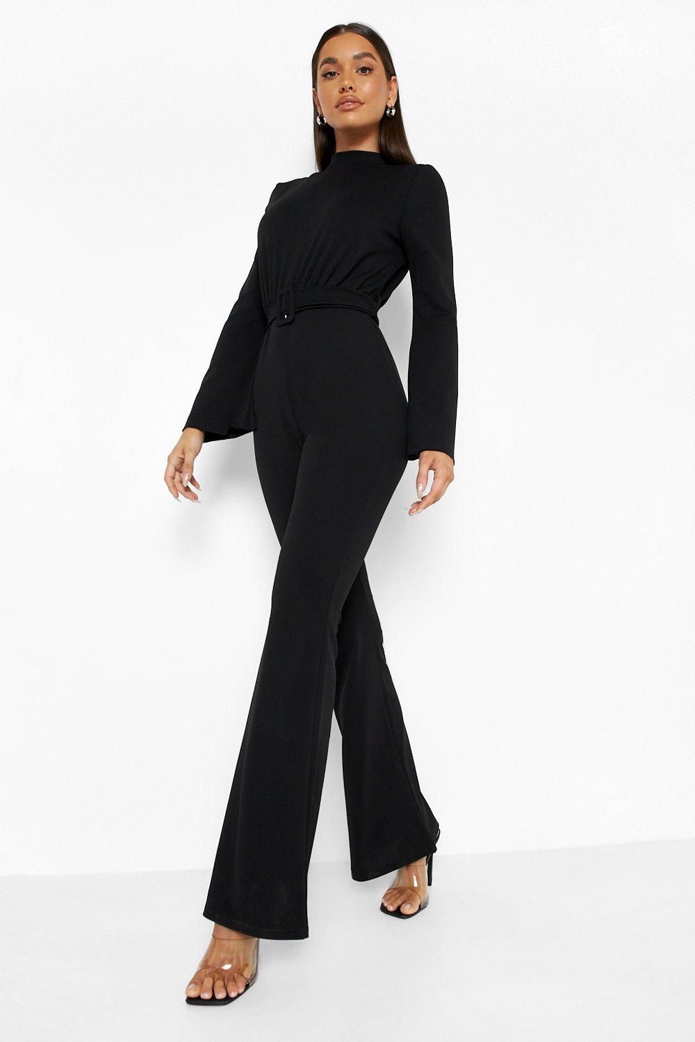 Flared cheap sleeve jumpsuit