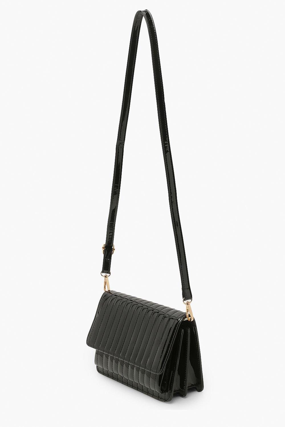 Boohoo Suedette Fringed Cross Body Bag