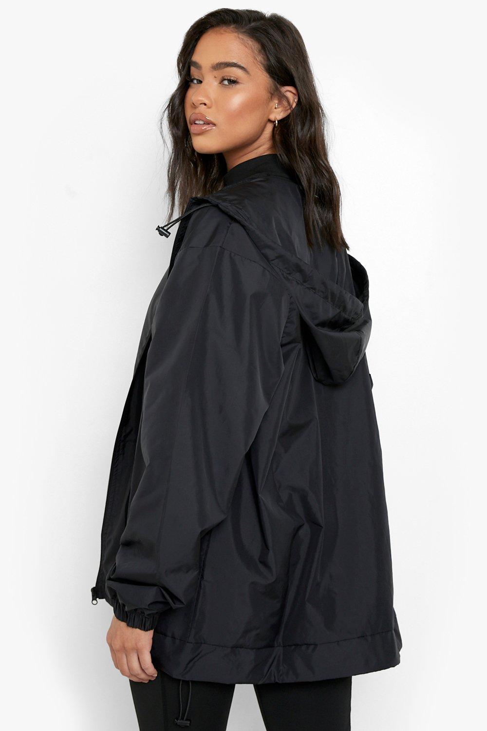 Rain coat boohoo sale